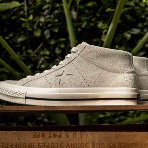NIB Converse One Star 74 Mid Egret/Egret 157702C